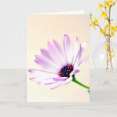 Wenskaart Kaart (Gele Bloem)
