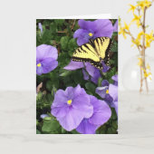 Wenskaart Kaart (Gele Bloem)