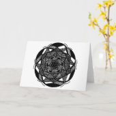 Wenskaart Kaart (Gele Bloem)