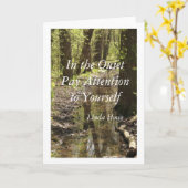 Wenskaart Kaart (Gele Bloem)