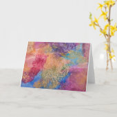 Wenskaart Kaart (Gele Bloem)