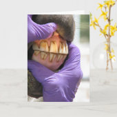 Wenskaart Kaart (Gele Bloem)