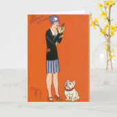  wenskaart kaart (Gele Bloem)