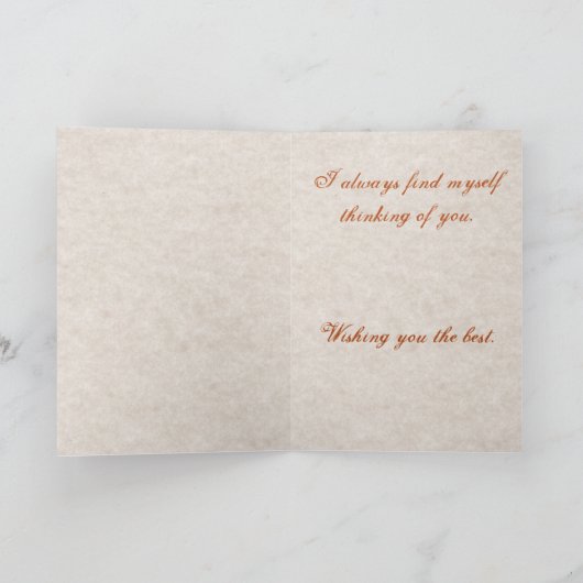 Wenskaart Kaart (Binnen)