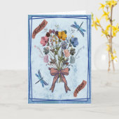 Wenskaart Kaart (Gele Bloem)