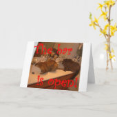 Wenskaart Kaart (Gele Bloem)