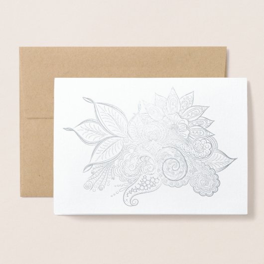 wenskaart kalmerende momenten folie kaarten (Voorkant met envelop)