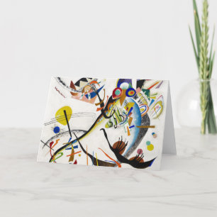 Wenskaart Kandinsky Blue Segment Kaart