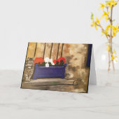 Wenskaart (kat) kaart (Gele Bloem)