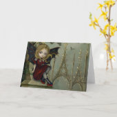 wenskaart "Katten in de Belfry" Kaart (Gele Bloem)