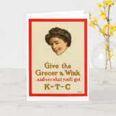 wenskaart "Kellogg's Cereal Advertisement" Kaart (Gele Bloem)