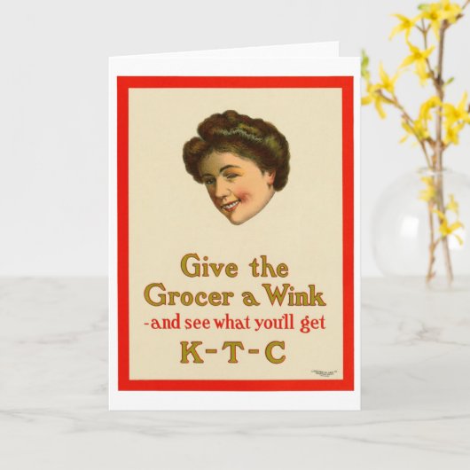 wenskaart "Kellogg's Cereal Advertisement" Kaart (Gele Bloem)