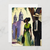 Wenskaart - Kerkdiensten #11 (Pasen) Feestdagenkaart (Voorkant / Achterkant)