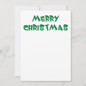 Wenskaart kerstGiraffe Notitiekaartje (Achterkant)