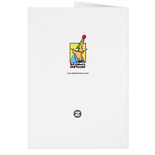 Wenskaart kerstHumor (Achterkant)