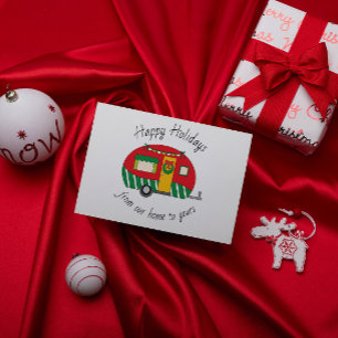  Wenskaart kerstkampaanhangwagen