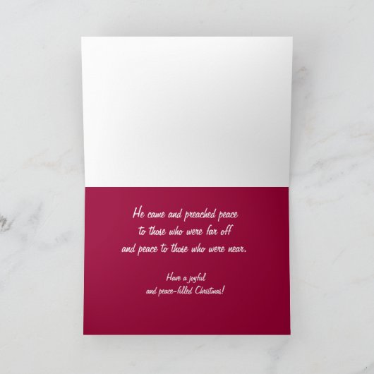 Wenskaart: kerstkat Nap Ephesians Feestdagen Kaart (Binnen)