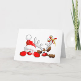 wenskaart kerstmis feestdagen kaart