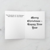 Wenskaart - Kerstmis Feestdagen Kaart (Binnen)