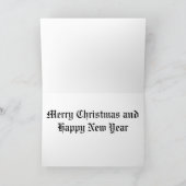 Wenskaart - Kerstmis Feestdagen Kaart (Binnen)