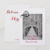 wenskaart - Kerstmis - Kaart (Voorkant / Achterkant)