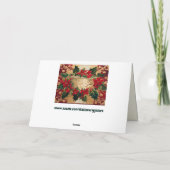 wenskaart kersttijd feestdagen kaart (Achterkant)