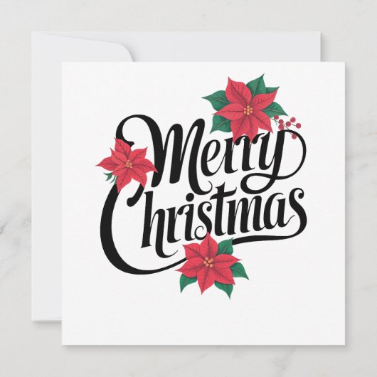 Wenskaart kerstversiering (Achterkant)