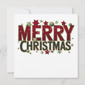 Wenskaart kerstversiering (Achterkant)