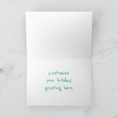 Wenskaart kerstversieringen kaart (Binnen)