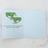 Wenskaart : Kikker voor kinderen Kaart (Binnen)