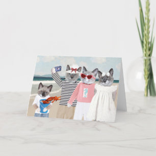 Wenskaart Kitten Selfie Kaart