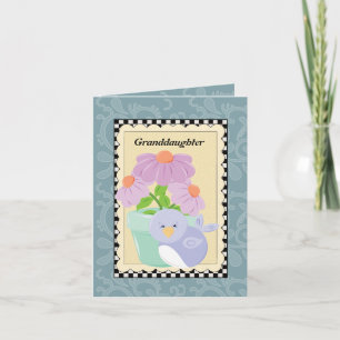 Wenskaart kleindochter kaart