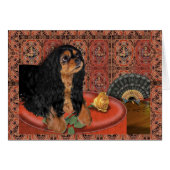 Wenskaart, koning Charles Cavalier Spaniel (Voorkant Horizontaal)