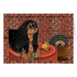 Wenskaart, koning Charles Cavalier Spaniel