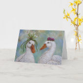 Wenskaart - Koning en Koningin Kaart (Gele Bloem)