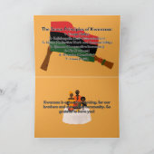 Wenskaart Kwanzaa Bedankkaart (Binnen)