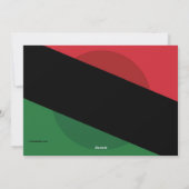 Wenskaart Kwanzaa Candles Feestdagenkaart (Achterkant)