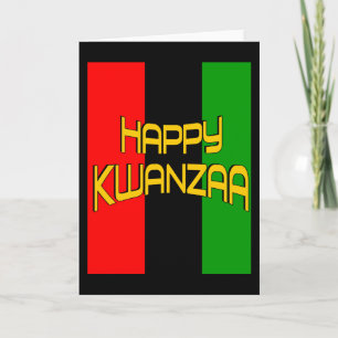 Wenskaart Kwanzaa Feestdagen Kaart