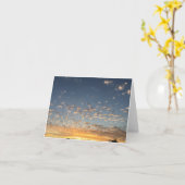 Wenskaart, leeg binnenin voor eigen bericht kaart (Gele Bloem)