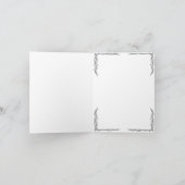 Wenskaart leeg in herfstkleuren bedankkaart (Binnen)