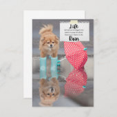 Wenskaart - Levensduur Bedankkaart (Voorkant / Achterkant)