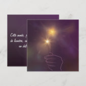 Wenskaart "Lichtdoorlaatsysteem" (Voorkant / Achterkant)