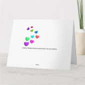 Wenskaart Liefde overwint Kaart (Achterkant)