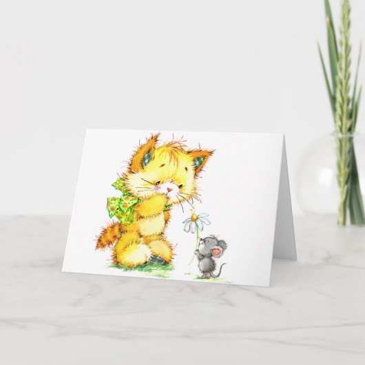 Wenskaart - Liefde, vriendschap, familie Bedankkaart (Voorkant)