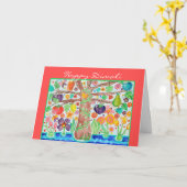 Wenskaart Life Diwali Kaart (Gele Bloem)