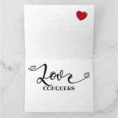 Wenskaart Love Verkopers Kaart (Binnen)