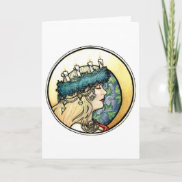 wenskaart "Lucia" Feestdagen Kaart