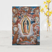 wenskaart "Maagd of Guadalupe" Kaart (Gele Bloem)