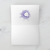 wenskaart "Maan en Sterren" (Gold-ETC) Kaart (Binnen)