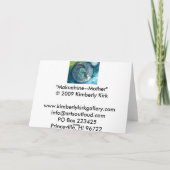 Wenskaart: "Makuahine--Moeder " Kaart (Achterkant)